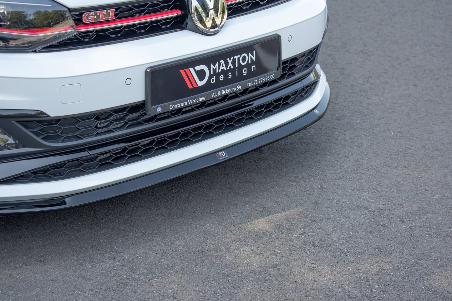 SPLITTER ANTERIORE V.3 ADATTO PER  VW POLO GTI MK6