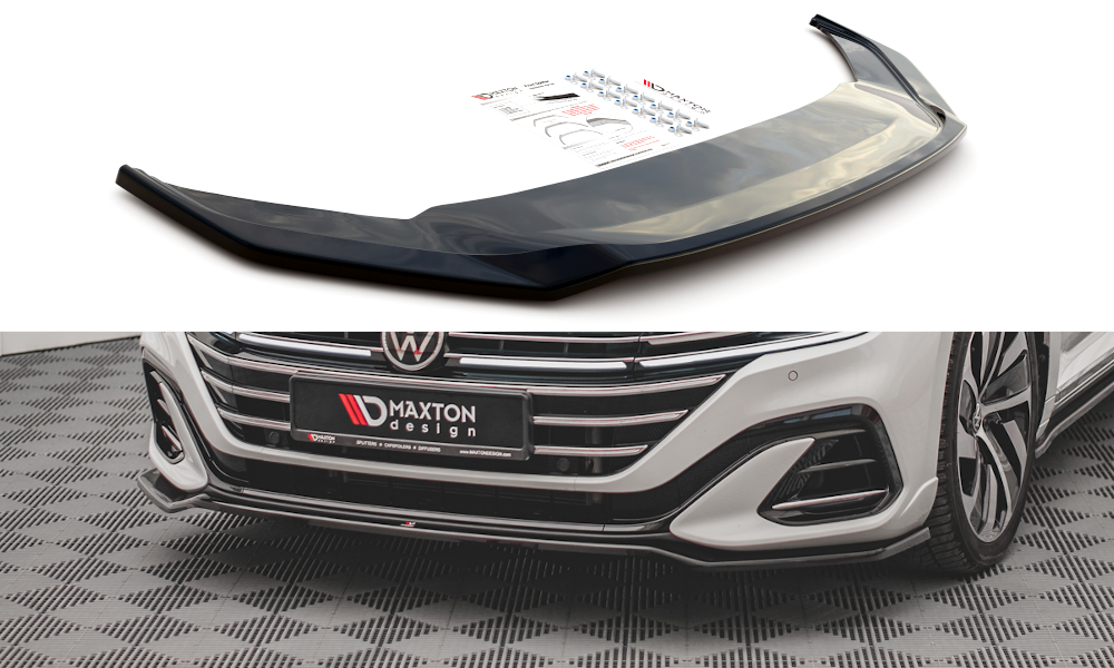 SPLITTER ANTERIORE V.3 ADATTO PER VOLKSWAGEN ARTEON R-LINE FACELIFT 2020-
