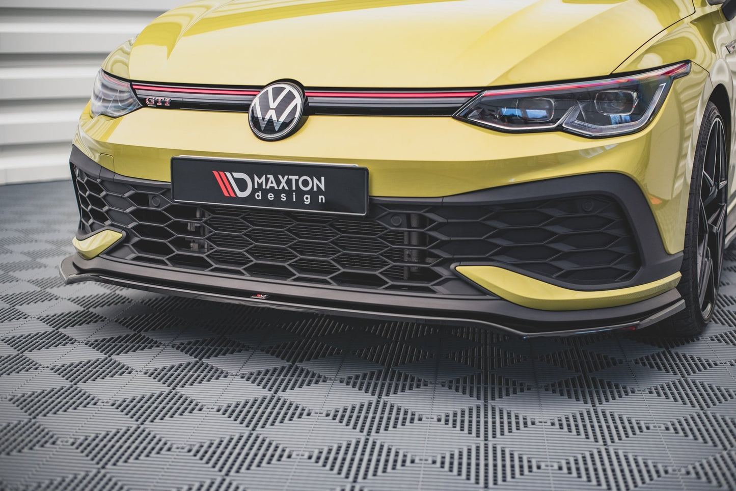 SPLITTER ANTERIORE ADATTO PER V.3 VOLKSWAGEN GOLF 8 GTI CLUBSPORT 2020