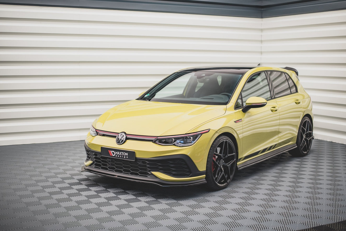 SPLITTER ANTERIORE ADATTO PER V.3 VOLKSWAGEN GOLF 8 GTI CLUBSPORT 2020