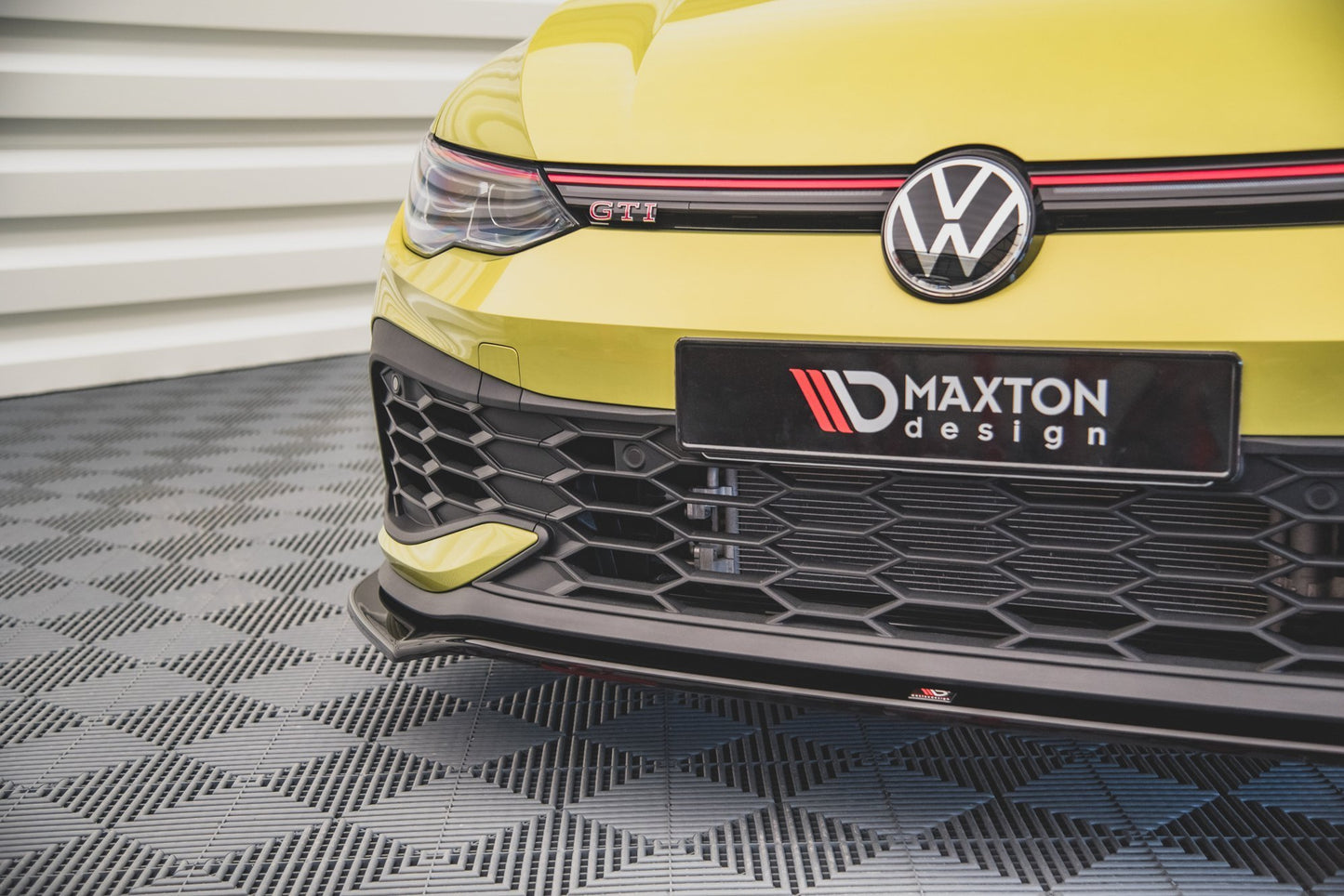 SPLITTER ANTERIORE ADATTO PER V.3 VOLKSWAGEN GOLF 8 GTI CLUBSPORT 2020