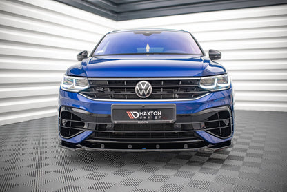 SPLITTER ANTERIORE V.3 ADATTO PER VOLKSWAGEN TIGUAN R / R-LINE MK2 FACELIFT