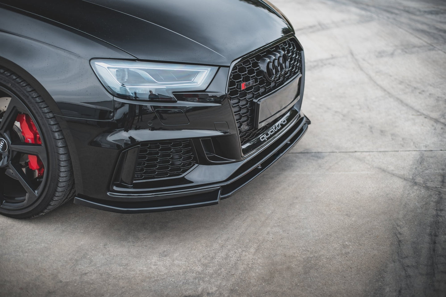 😍Front Splitter V.4 Suitable For Audi RS3 8V FL Sportback😍