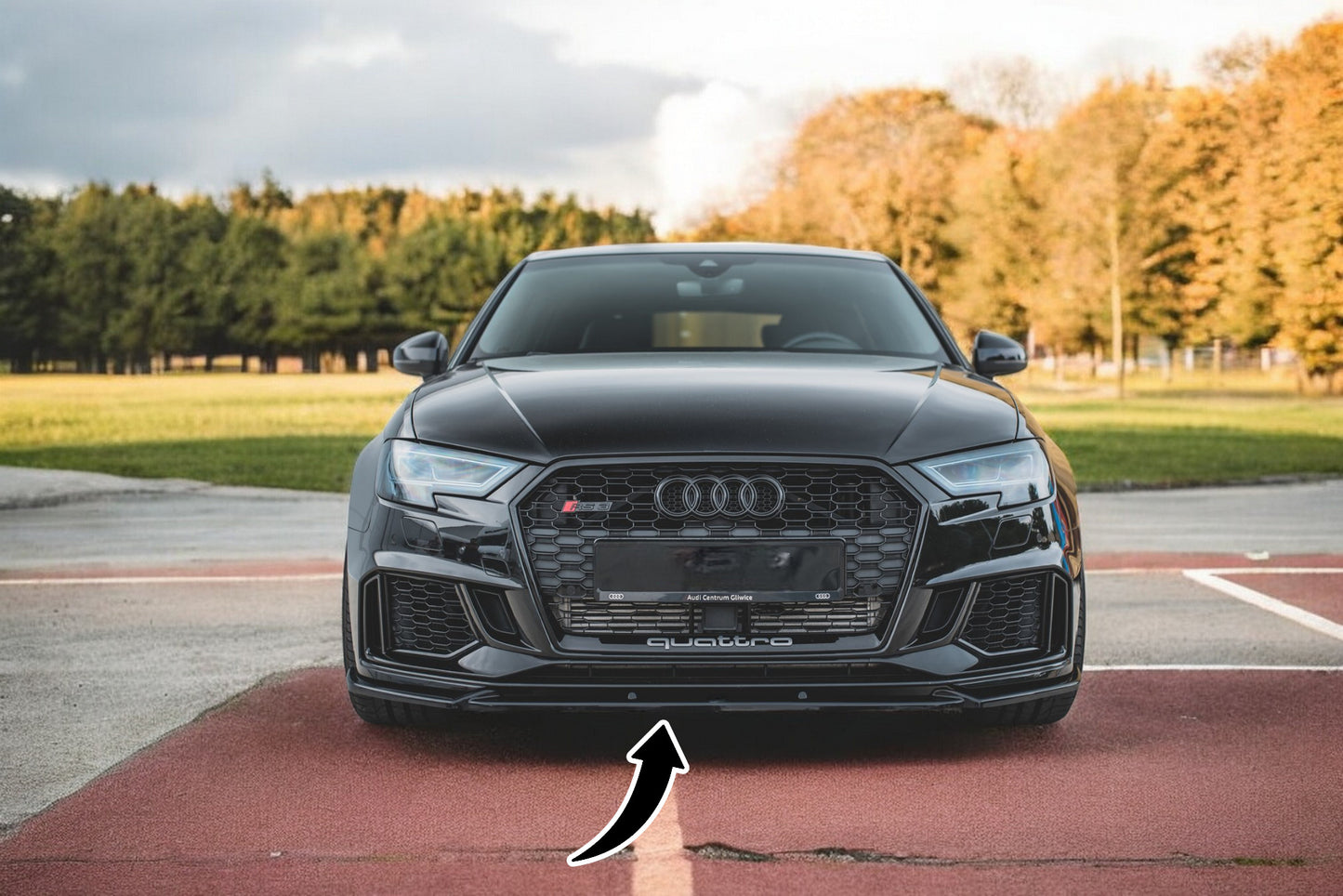 🔥Front splitter V.4 suitable for Audi RS3 8V FL Sportback🔥 