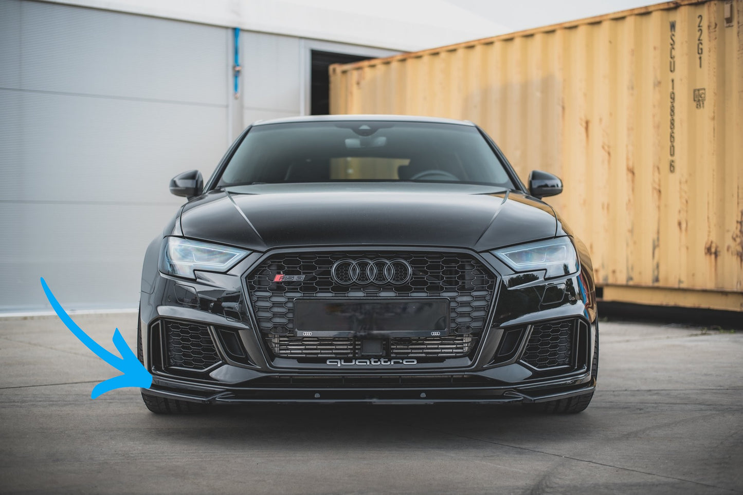 😍Front Splitter V.4 Suitable For Audi RS3 8V FL Sportback😍