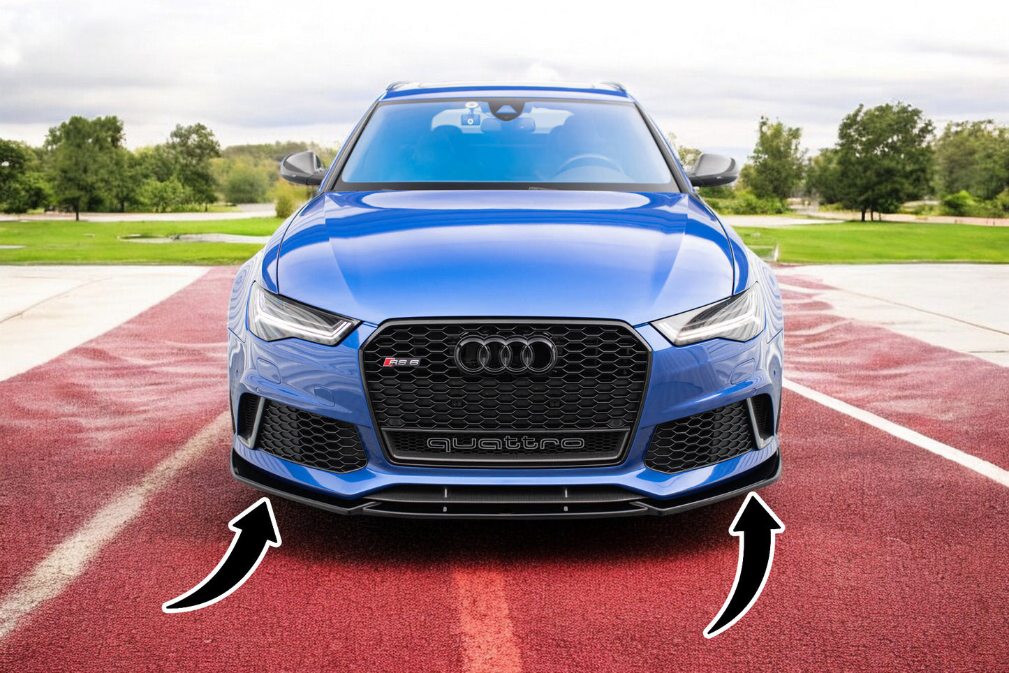 🔥Front splitter V.4 suitable for Audi RS6 C7🔥