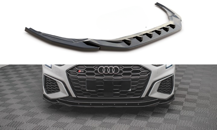 💫Splitter anteriore V.4 adatto per Audi S3 / A3 S-Line 8Y💫