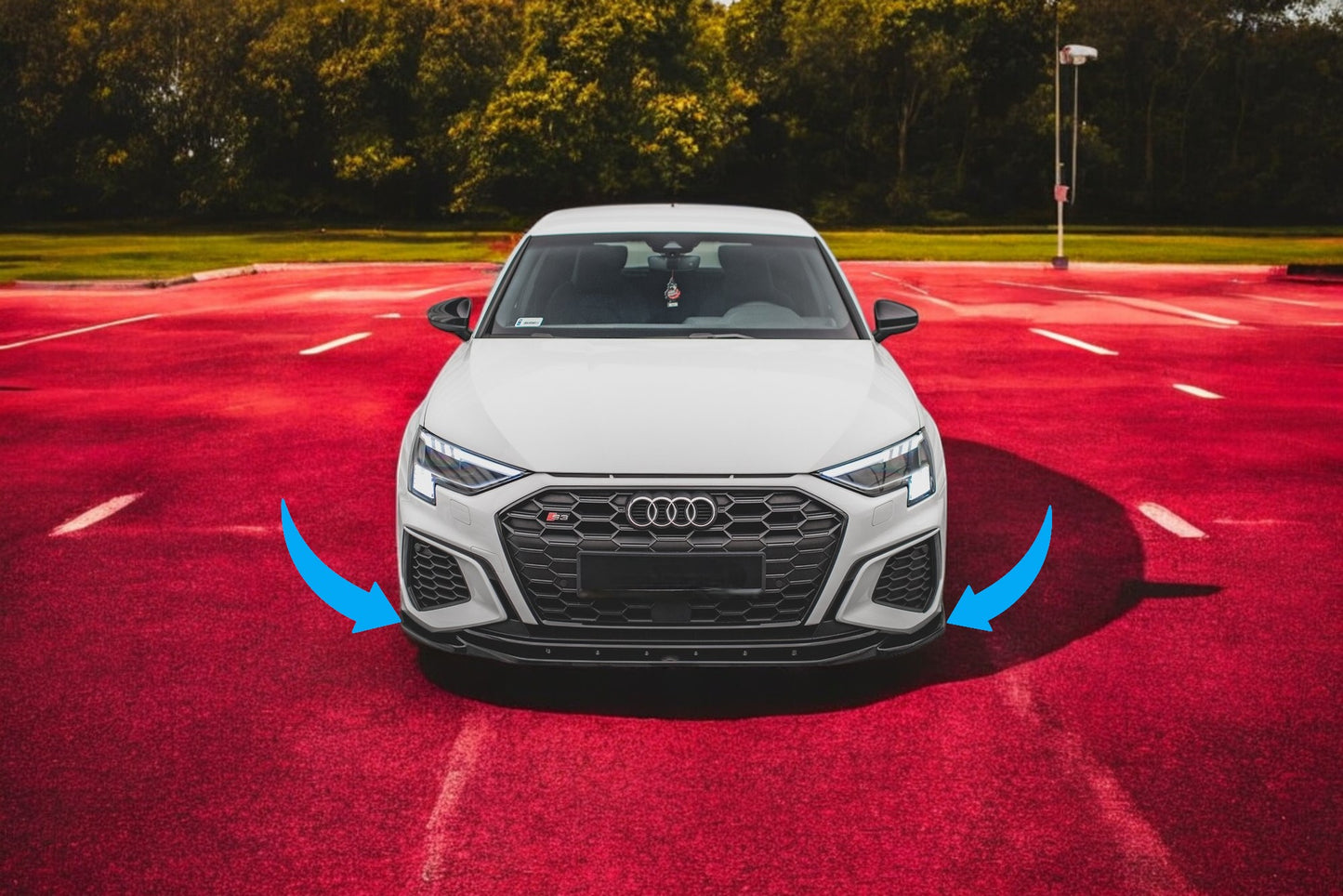 😎Splitter Anteriore V.4 Adatto Per Audi S3 / A3 S-Line 8Y😎