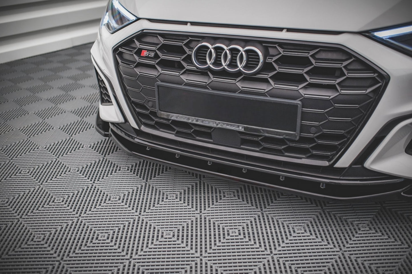 😎Splitter Anteriore V.4 Adatto Per Audi S3 / A3 S-Line 8Y😎