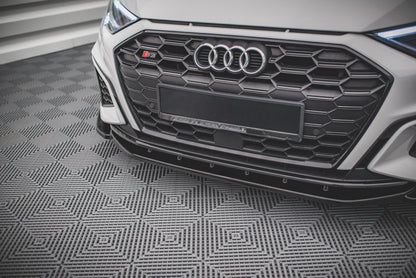 😎Splitter Anteriore V.4 Adatto Per Audi S3 / A3 S-Line 8Y😎