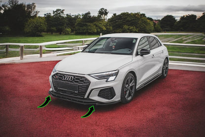 💫Splitter anteriore V.4 adatto per Audi S3 / A3 S-Line 8Y💫
