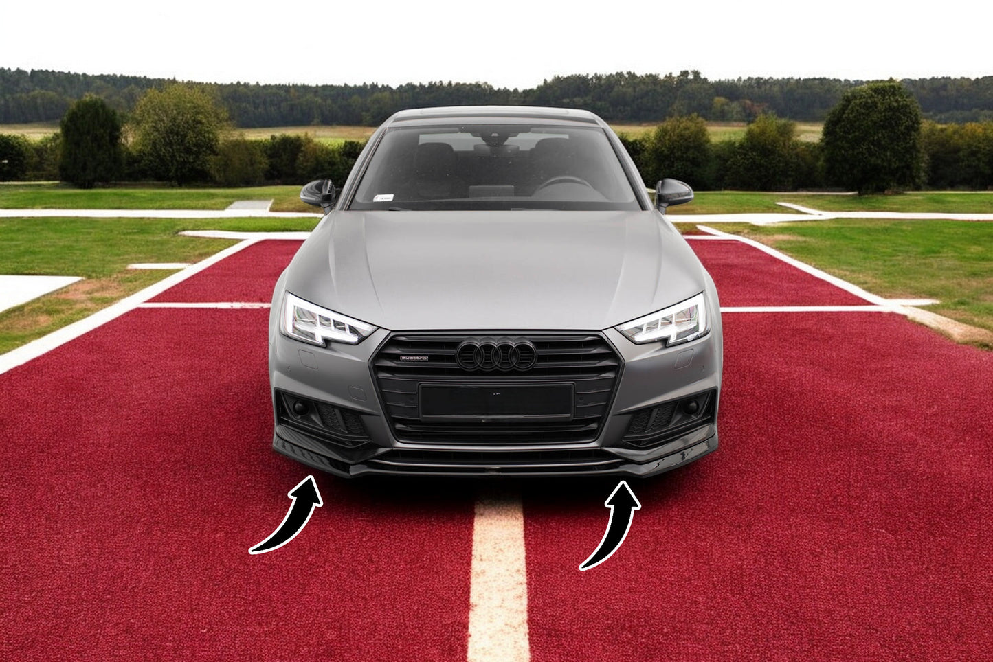 💫Splitter anteriore V.4 adatto per Audi S4 / A4 S-Line B9💫