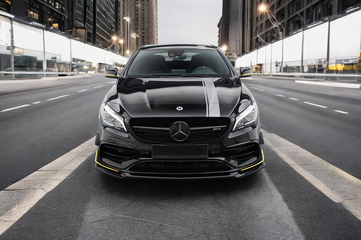 ✨ SPLITTER ✨SUITABLE FOR✨MERCEDES CLA45 AMG C117 Facelift 2017-2019 ✨ 