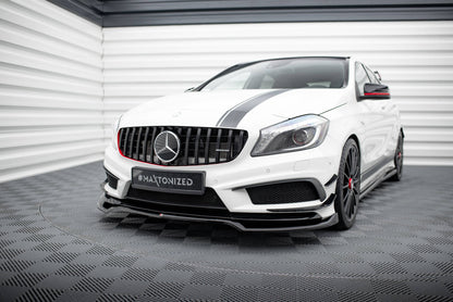 SPLITTER ANTERIORE adatto per  V.4 MERCEDES-BENZ A45 AMG W176 2012-2015