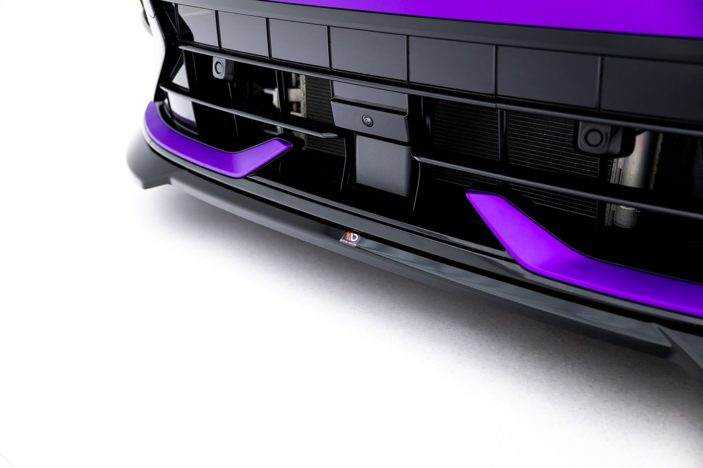 💫ART.9026 Splitter Anteriore V.4 per VW Golf R Hatchback Mk8 Facelift💫