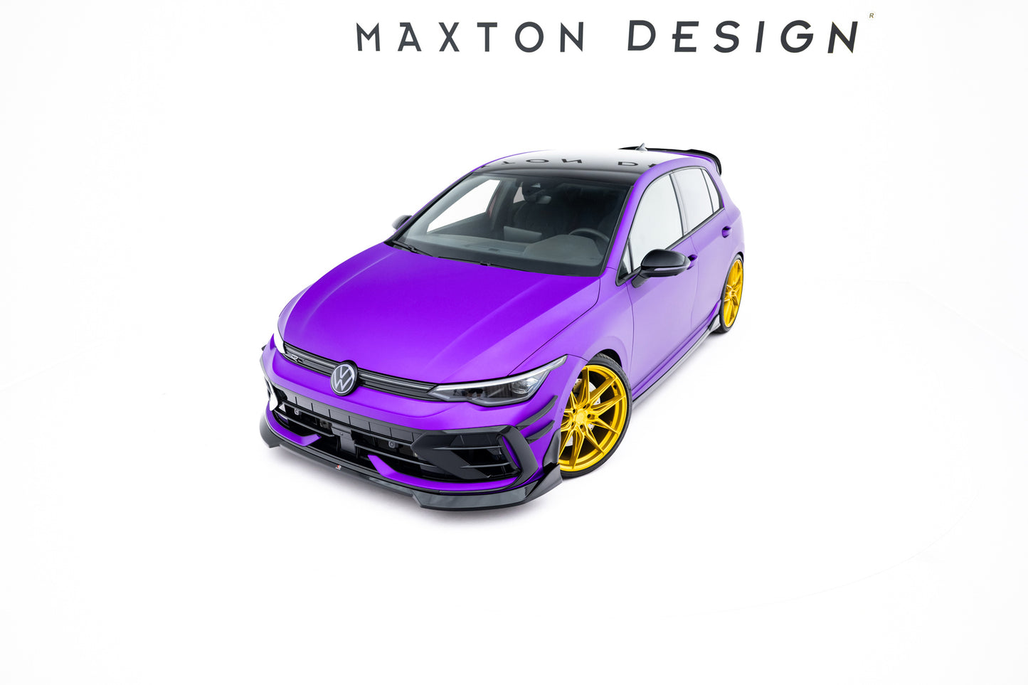 💫ART.9026 Splitter Anteriore V.4 per VW Golf R Hatchback Mk8 Facelift💫