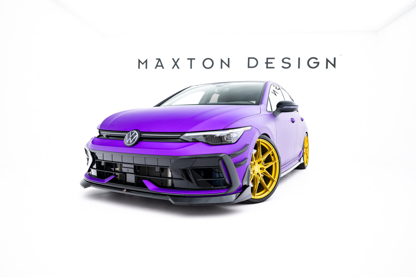 💫ART.9026 Splitter Anteriore V.4 per VW Golf R Hatchback Mk8 Facelift💫