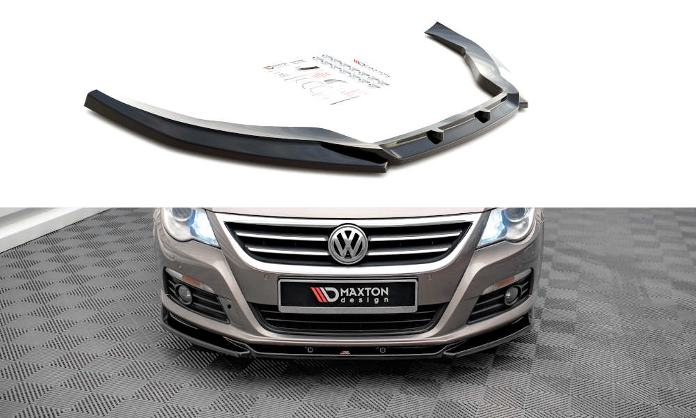 SPLITTER ANTERIORE adatto per V.4 VOLKSWAGEN PASSAT CC 2008-2012