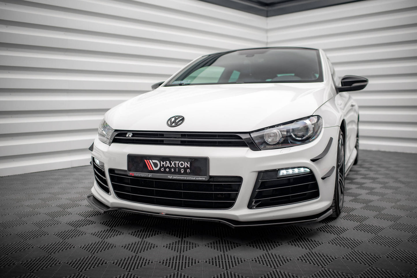 SPLITTER ANTERIORE V.4 adatto per VOLKSWAGEN SCIROCCO R MK3