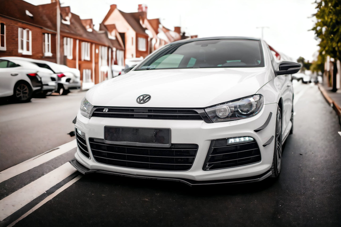 SPLITTER ANTERIORE V.4 VOLKSWAGEN SCIROCCO R MK3