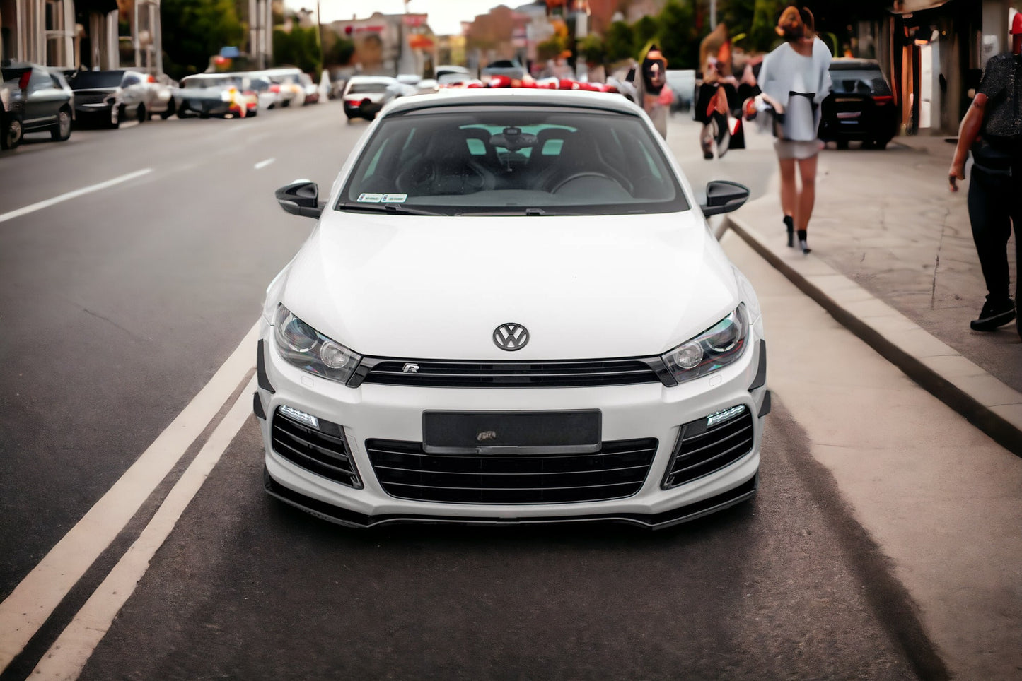 SPLITTER ANTERIORE V.4 VOLKSWAGEN SCIROCCO R MK3