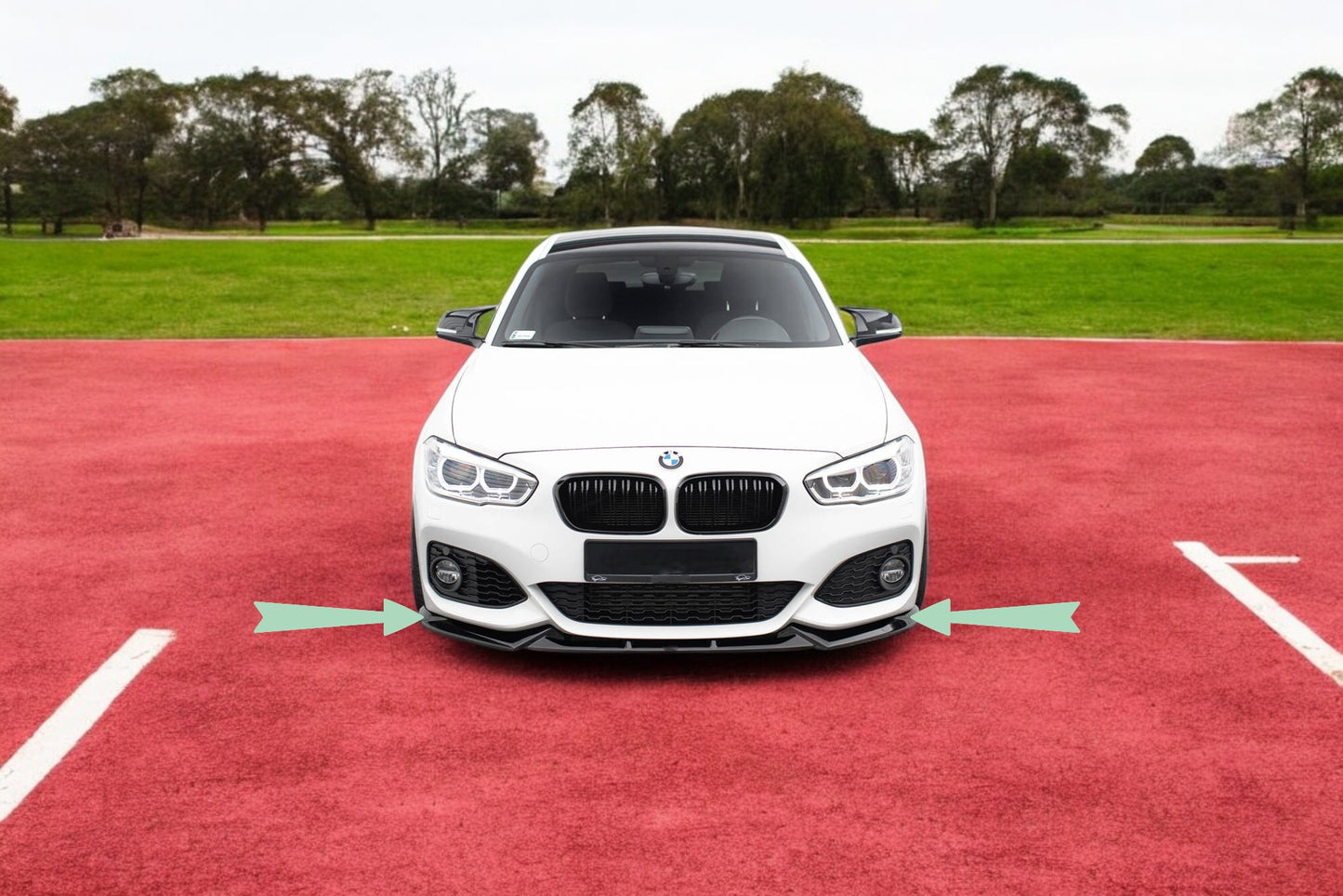 🔥Splitter Anteriore V.5 Adatto Per  BMW 1 M-Pack / M140i F20 Facelift🔥