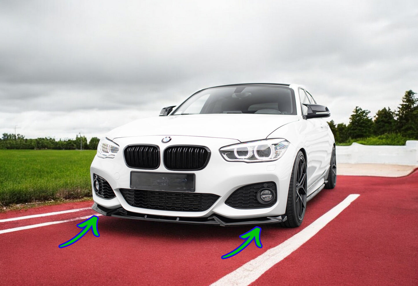 ⭐Splitter anteriore V.5 BMW 1 M-Pack / M140i F20 Facelift⭐