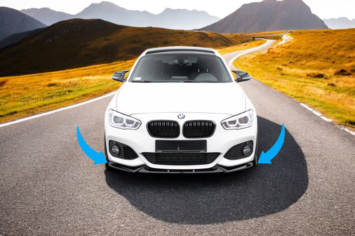 🔥Splitter Anteriore V.5 Adatto Per  BMW 1 M-Pack / M140i F20 Facelift🔥