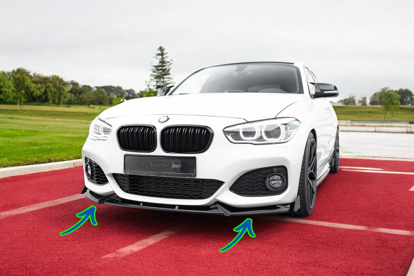 ✨Front Splitter V.5 + Flaps BMW 1 M-Pack / M140i F20 Facelift ✨