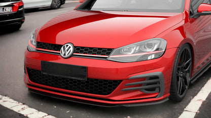 FRONT SPLITTER V.5 VOLKSWAGEN GOLF GTI MK7 FACELIFT 