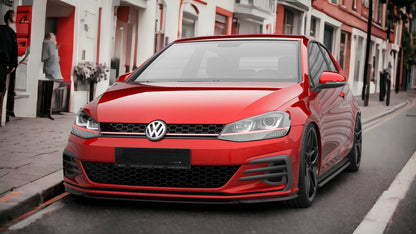 FRONT SPLITTER V.5 VOLKSWAGEN GOLF GTI MK7 FACELIFT 