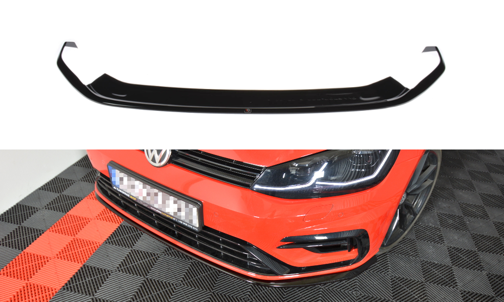 SPLITTER ANTERIORE V.7 adatto per VW GOLF 7 R / R-LINE FACELIFT 2017-2020