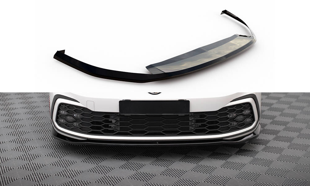 SPLITTER ANTERIORE V.7 ADATTO PER VOLKSWAGEN GOLF GTI/GTE/R-LINE MK8