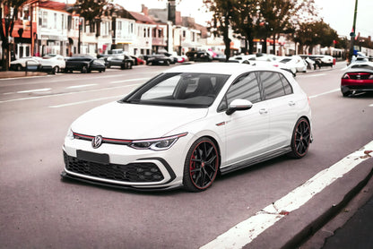 SPLITTER ANTERIORE V.7 ADATTO PER VOLKSWAGEN GOLF GTI/GTE/R-LINE MK8
