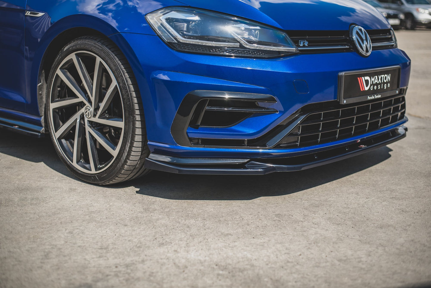 SPLITTER ANTERIORE V.9 ADATTO PER VW GOLF 7 R / R-LINE FACELIFT 2017-2020