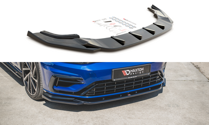 SPLITTER ANTERIORE V.9 ADATTO PER VW GOLF 7 R / R-LINE FACELIFT 2017-2020