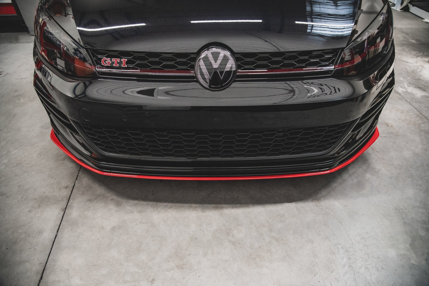 SPLITTER ANTERIORE adatto per VW GOLF 7 GTI TCR 2019