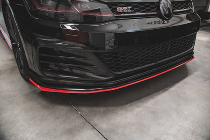 SPLITTER ANTERIORE adatto per VW GOLF 7 GTI TCR 2019