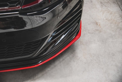 SPLITTER ANTERIORE adatto per VW GOLF 7 GTI TCR 2019