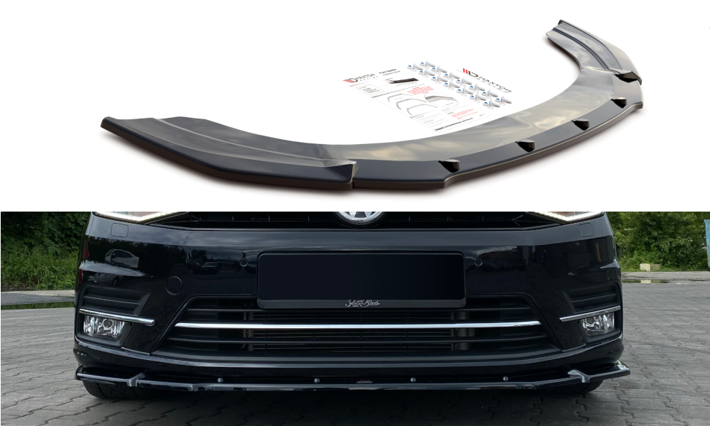 SPLITTER ANTERIORE adatto per VOLKSWAGEN CADDY MK. 4 2015-2020