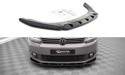 SPLITTER ANTERIORE adatto per VOLKSWAGEN CADDY MK3 FACELIFT 2010-2015