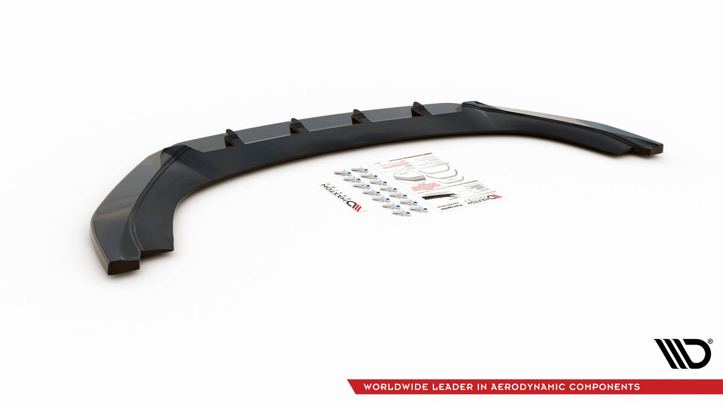 SPLITTER ANTERIORE adatto per VOLKSWAGEN CADDY MK3 FACELIFT 2010-2015