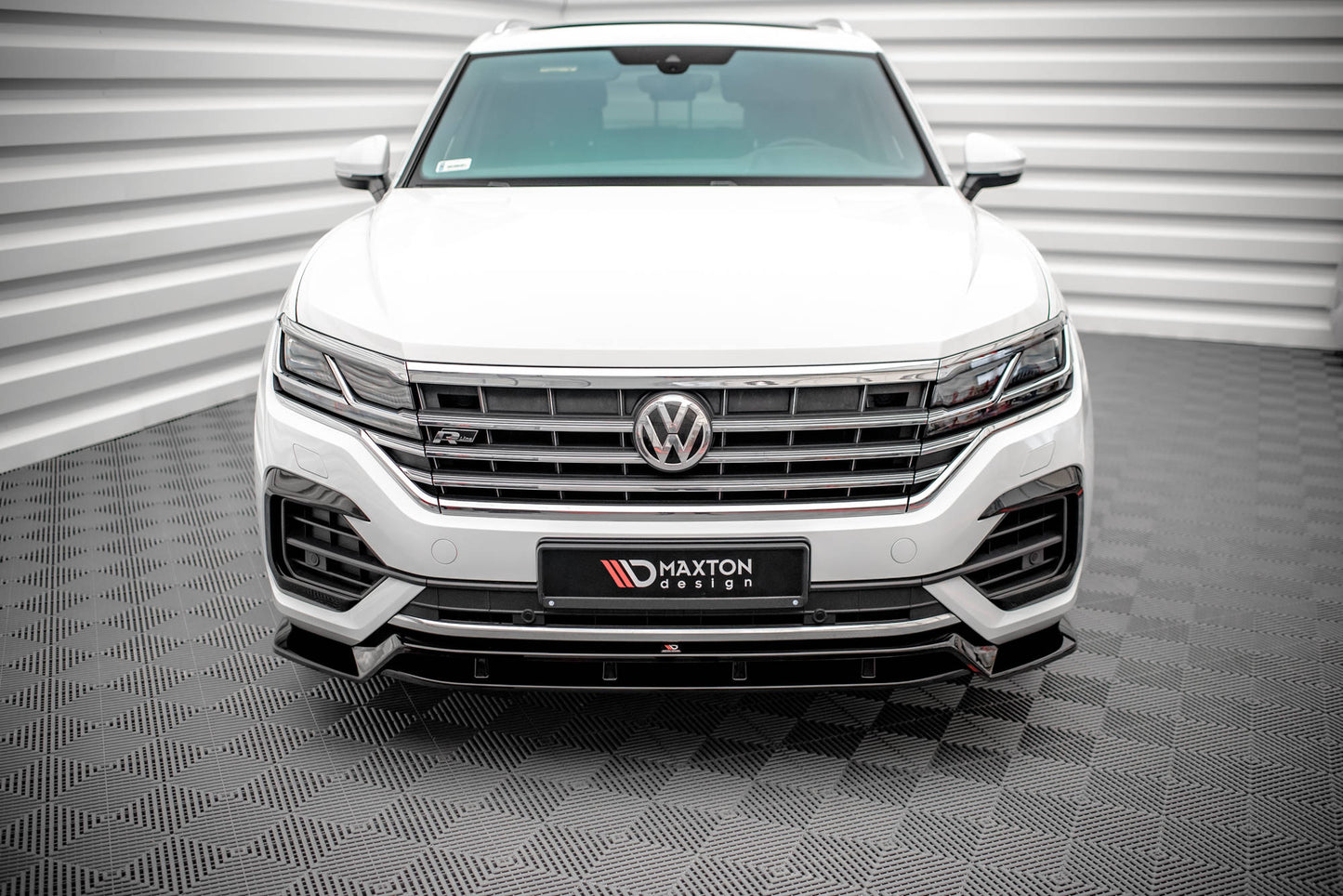 SPLITTER ANTERIORE ADATTO PER VOLKSWAGEN TOUAREG R-LINE MK3