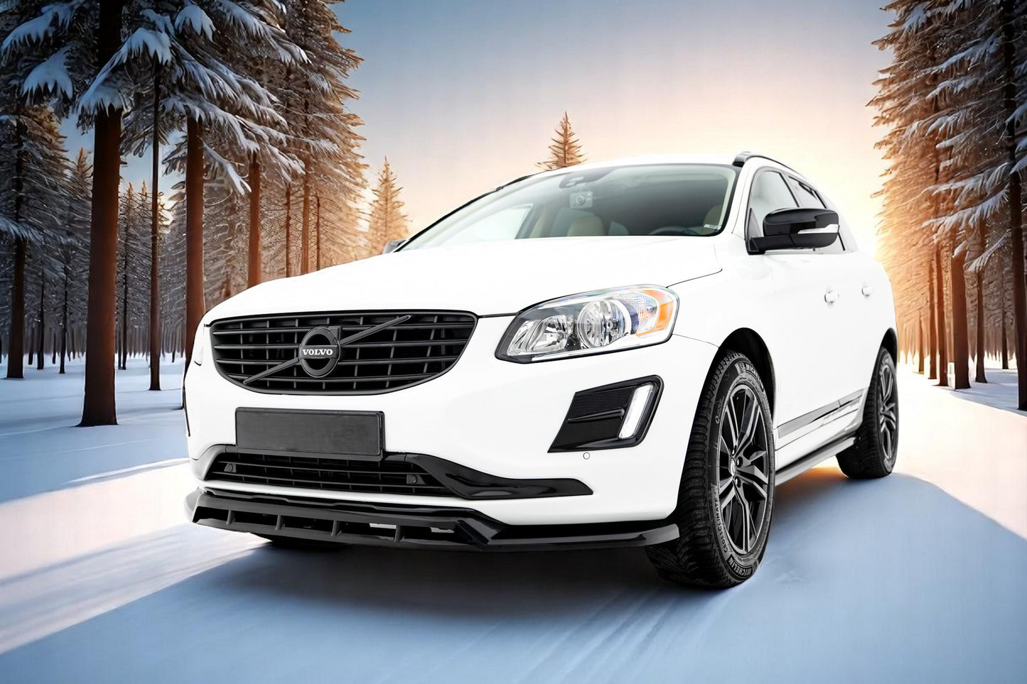 🔥Splitter Adatto Per (con barre verticali) Volvo XC60 Mk1 Facelift🔥