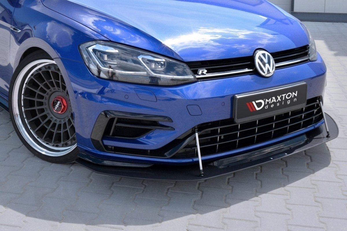 SPLITTER IBRIDO ANTERIORE RACING adatto per VW GOLF 7 R / R-LINE FACELIFT 2017-2020