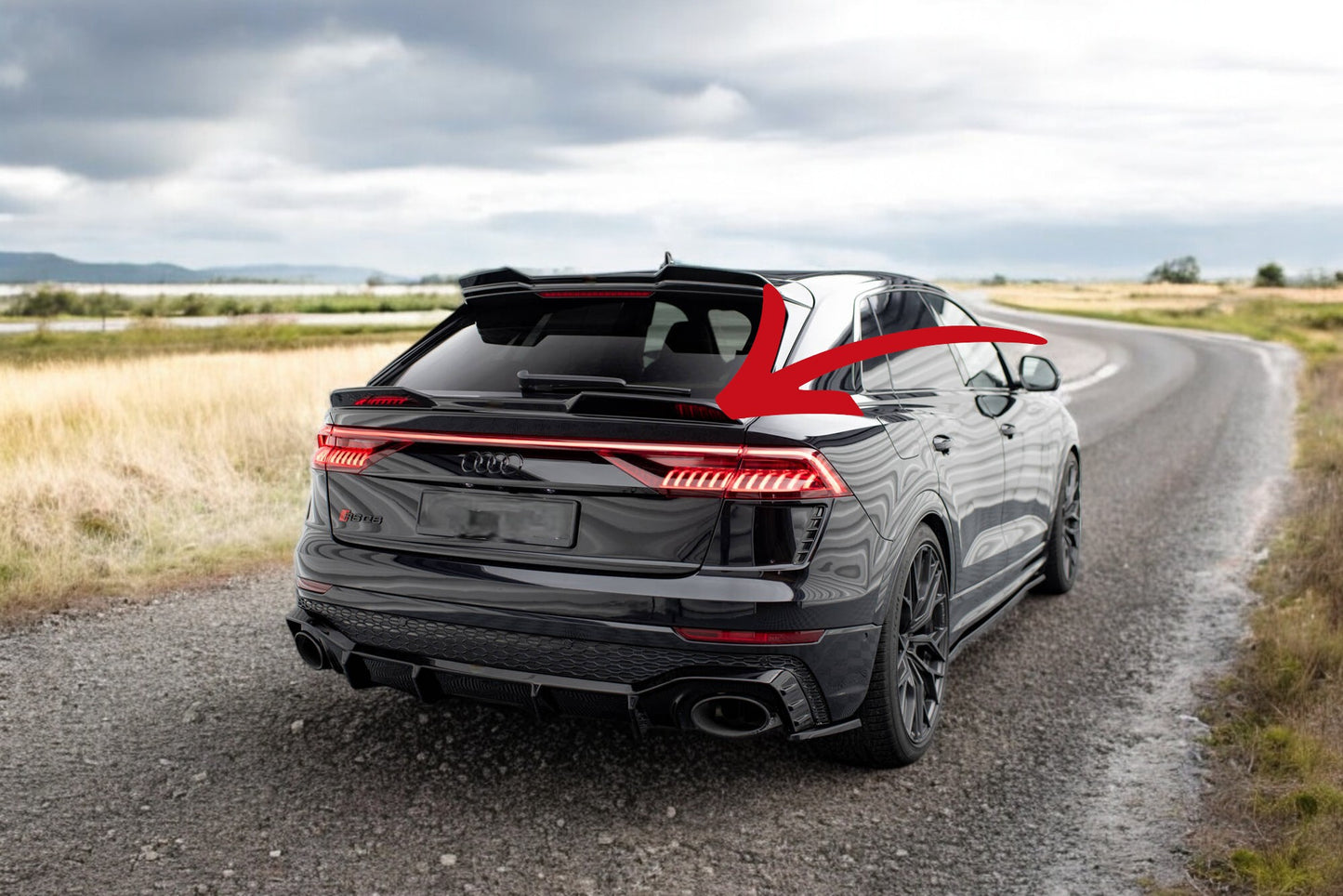 💥Tappo spoiler inferiore 3D Adatto Per Audi Q8 / RSQ8 / SQ8 / Q8 S-Line Mk1💥