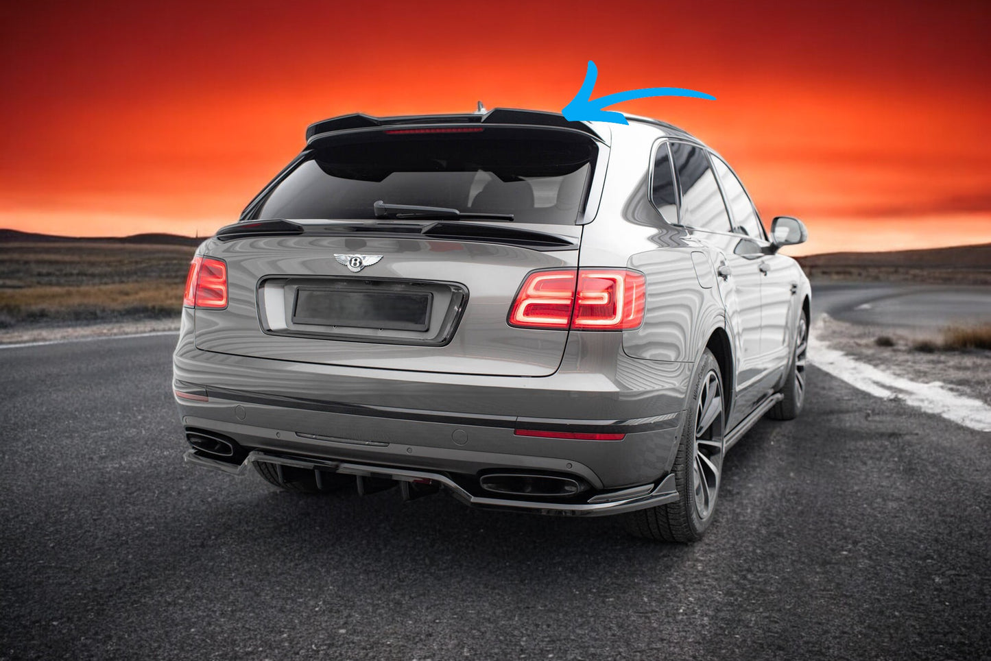 🔥Tappo Spoiler Superiore 3D Adatto Per Bentley Bentayga Mk1🔥