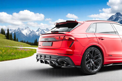 ⭐Tappo spoiler inferiore V.2 Adatto Per  Audi RSQ8 Mk1 Facelift⭐