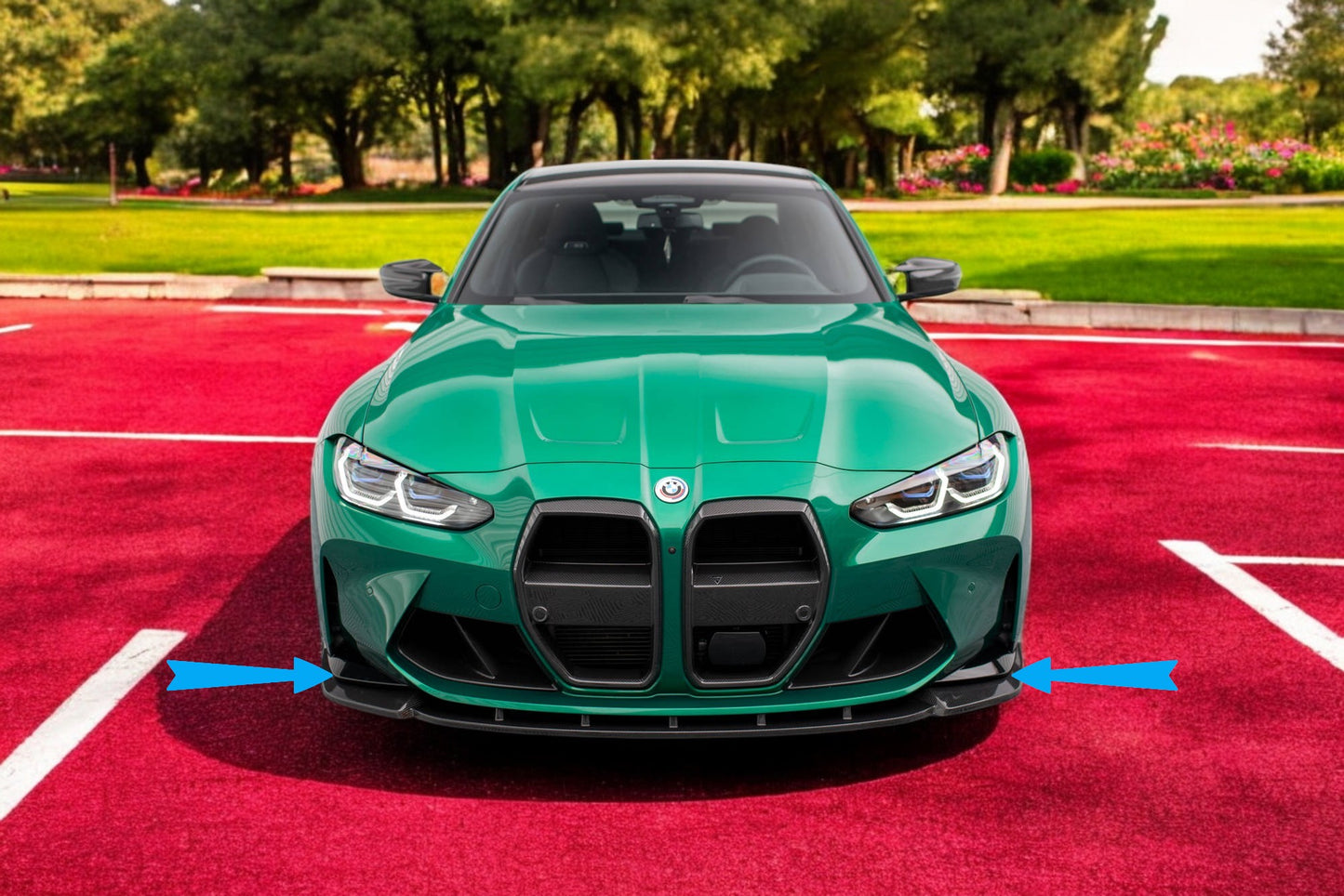 🔥Splitter Anteriore V.2 Adatto Per BMW M3 Sedan / Touring G80 / G81🔥