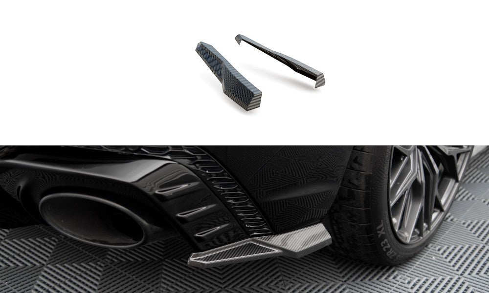 😍Splitter laterali posteriori in fibra di carbonio adatto per Audi RSQ8 Mk😍